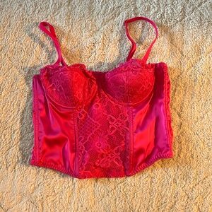 Hot Pink Corset Top